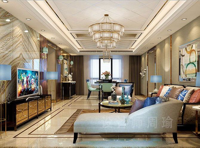 操逼动态图后入式世纪江尚三室两厅168平装修设计效果欣赏